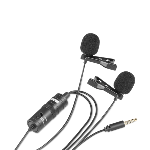 Boya BY-M1DM dual lapel mic for smartphones & DSLR's